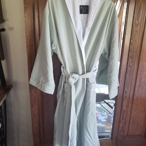 NEW Elegant Sage Green Microfiber/terry Robe